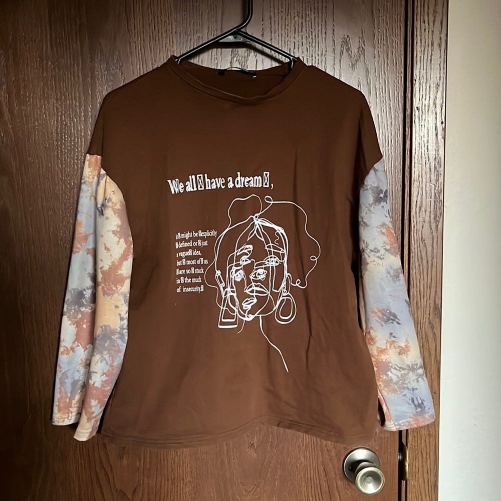 Abstract crewneck size XS